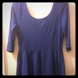 Express dress royal blue